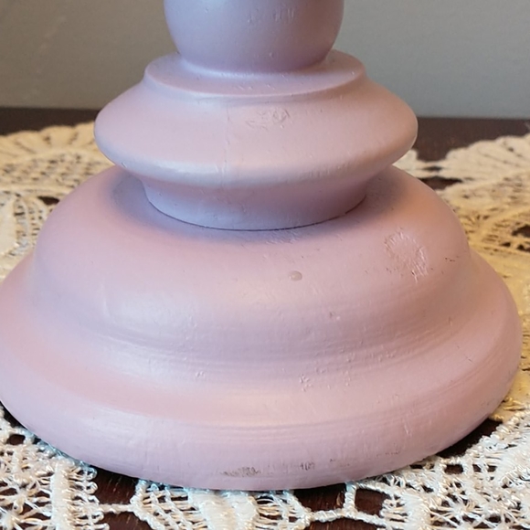 Pink Wood Jewelry Stand - Picture 5 of 7